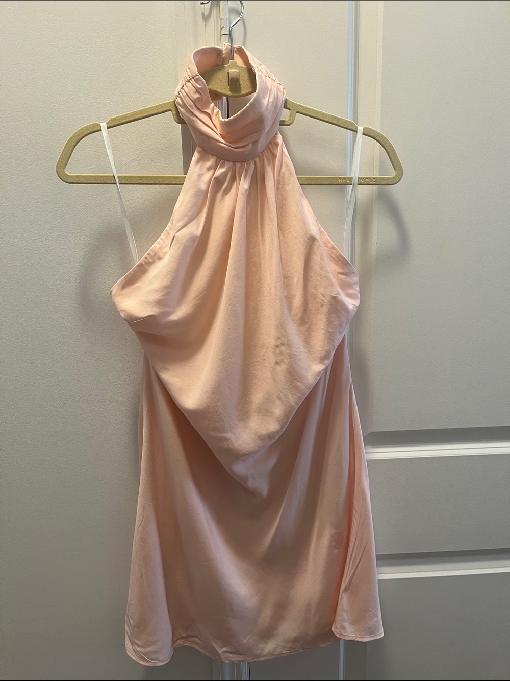 Lovers + Friends Blush Satin Mini Dress